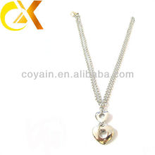 Wholesale stainless steel jewelry silver women's pendant necklaces